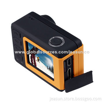 1,080P 14MP HD Waterproof Sports Camera, Built-n Wi-Fi, Supports 3.5mm External Mic Input